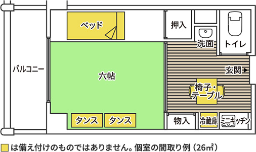 ケアハウス間取図